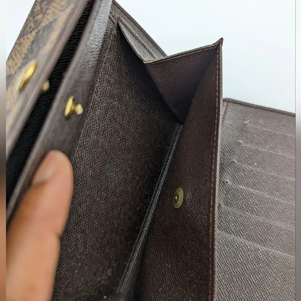 Louis Vuitton Damier Ebene Porte-Tresor Etui Papier Wallet